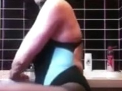 Crossdress Danni swimsuit and mannequin.