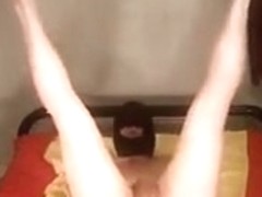 Non-knob orgasms from prostate sextoy during the time that blinded