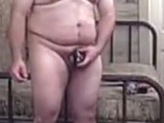 Enormous vibrator play during the time that locked in chastity (1 of two)--REPOST