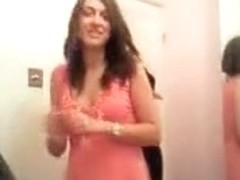 Horny girlfriend fucked on webcam