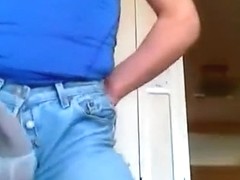 Stroking wearing Tendenze cocksheath