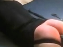 Masked boy gets rough anal by fuck machine