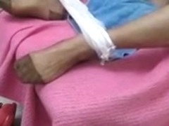 NEW!! Tan RHT stockings and double cum!