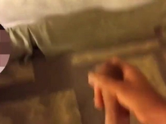 Cum in my friend's feet, while he is sleeping