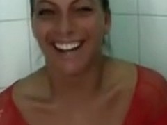 Humping my own twat in the bathroom