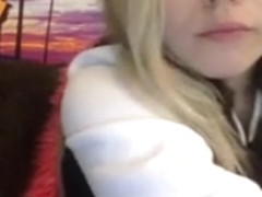 bonita rubia y su chochete