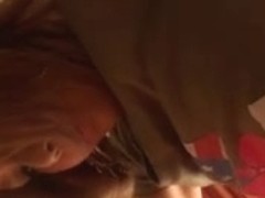 Blonde Jap girl sucks fucks and gets a cum in mouth