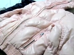 PInk Puffy Jacket Cum