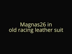 Magnas26 in old racing leather dress