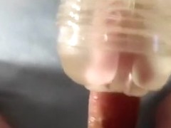 Verbal External Fleshlight Fuck