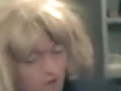 Vera with guy in office