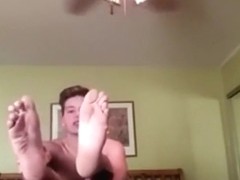 Crazy male in horny amature, foot fetish homo adult video
