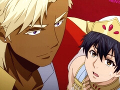 Titan dominates bride in bed after erotic feast ? Dubbed Gay Anime