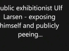 Ulf Larsen public nude & pee