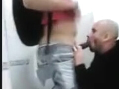 Caught Sucking At The Public Toilet
