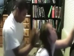 Dark Man Pumps His White GF Like Eager