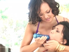 Girl Grind - Three dirty asian lesbians play with their toys