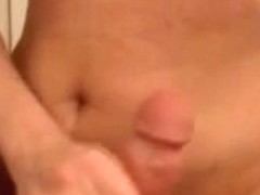 Hot dark brown works her magic on his diminutive weenie