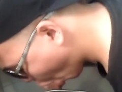 Blowjob On The Stairs