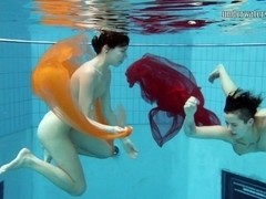 UnderwaterShow Video: Sara Bombina and Gazel Podvodkova