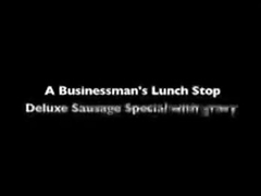 The classic Businessman's Lunch at a gloryhole