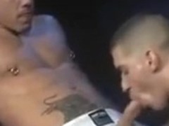 Three tattooed guys play dirty