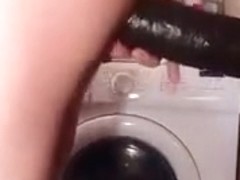 Taking dark dildos 1