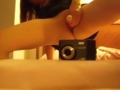 Self filming her hot body