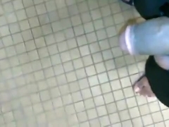 Piss and Cum in the Pool Bathroom