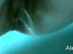 Spy cam video of a hairy Asian pussy pissing like a fire hose