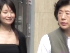 Two Japanese babes got boob sharked in just a few seconds