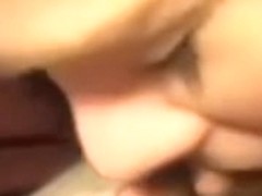 Pigtailed blond oral cum in face hole