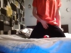 MY FIRST VID... THOUGHT ID PLAY WITH MY DILDO