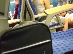 Sexy m hot girls legs om a train journey