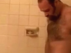 Alex in the shower