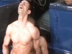 Exotic male pornstars Marko Hanson, Gino Francesco and Rogerio Mateo in fabulous tattoos, latins g.