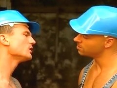 Construction Workers Suck Each Other Off