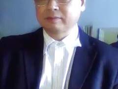 Chinese refined dad jerks off