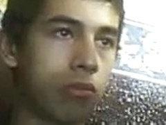 Cute guy in a restaurant