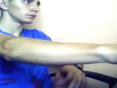 Shy Guy Masturbating On Cam
