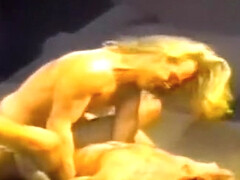 White Punk Gags On Black