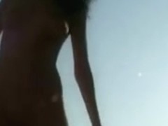 Russian Legal Age Teenager Nudist Shaving Masturbating On Exposed Beach