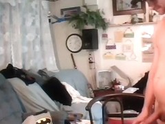 playing with my cock and pissing