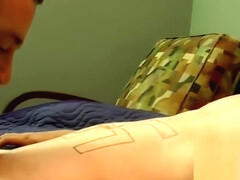 His raw cock is sliding up into Joes ass