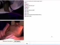 P736 - Omegle #2 - Hottie masturbates with me (cam freeze)