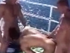 Hot gays on boat