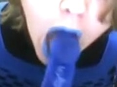 Sucking More Blue Cock!