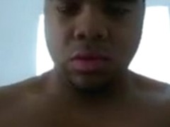 black chub stroking it