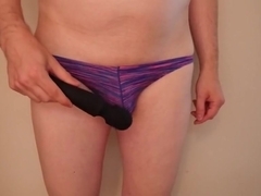 Cumming in my panties with a vibrator