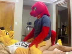 Yellow Dog Fucking a Lizard's Ass Real Good Murrsuit Anal